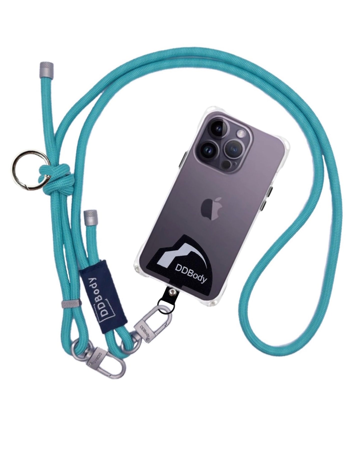 携帯ストラップ 6.0mm Rope 2Way (Blue green)